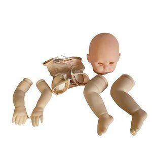 NWT Middleton Doll Reborn Baby "Itty Bitty Doll Kit" by Reva Schick #2541